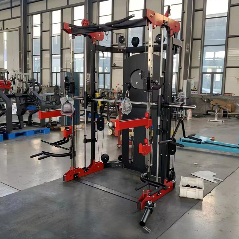 Home Gym With Leg Press - Máquina Smith Multifuncional Comercial para Gimnasio,