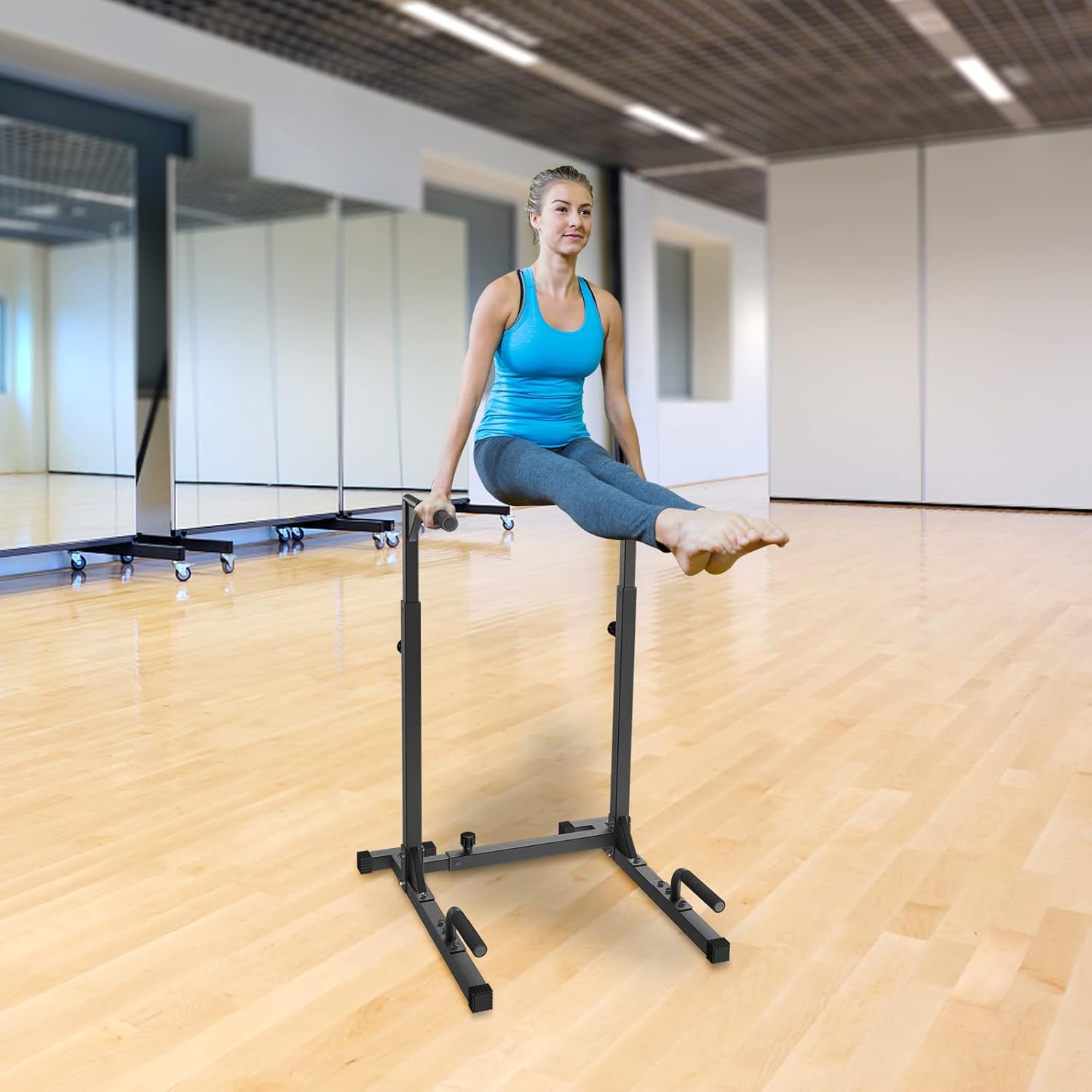 Barras Paralelas Metálicas par - Home Gym With Leg Press reseña y precio