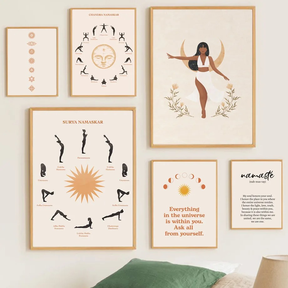 Pósteres Zen de Yoga y gimnasi - Home Gym Zen reseña y precio