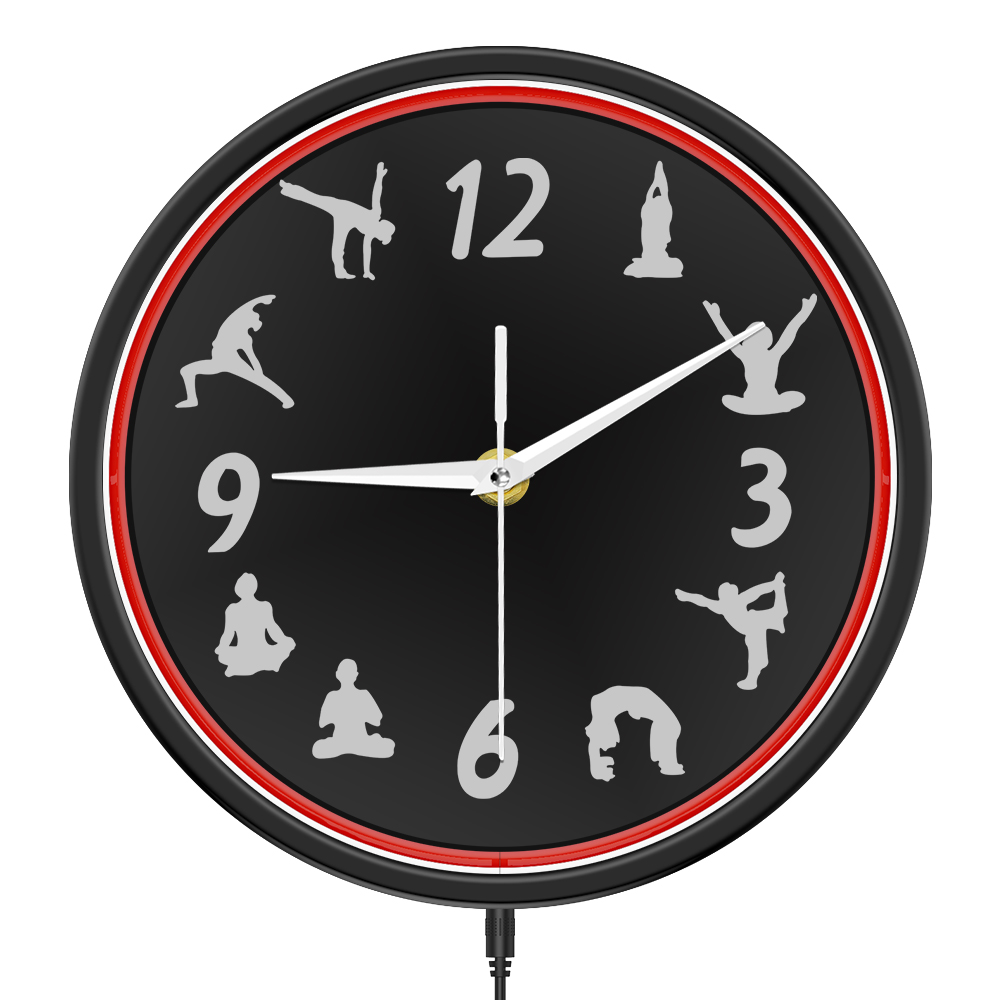 Reloj de Pared LED con Luz de  - Home Gym Zen reseña y precio
