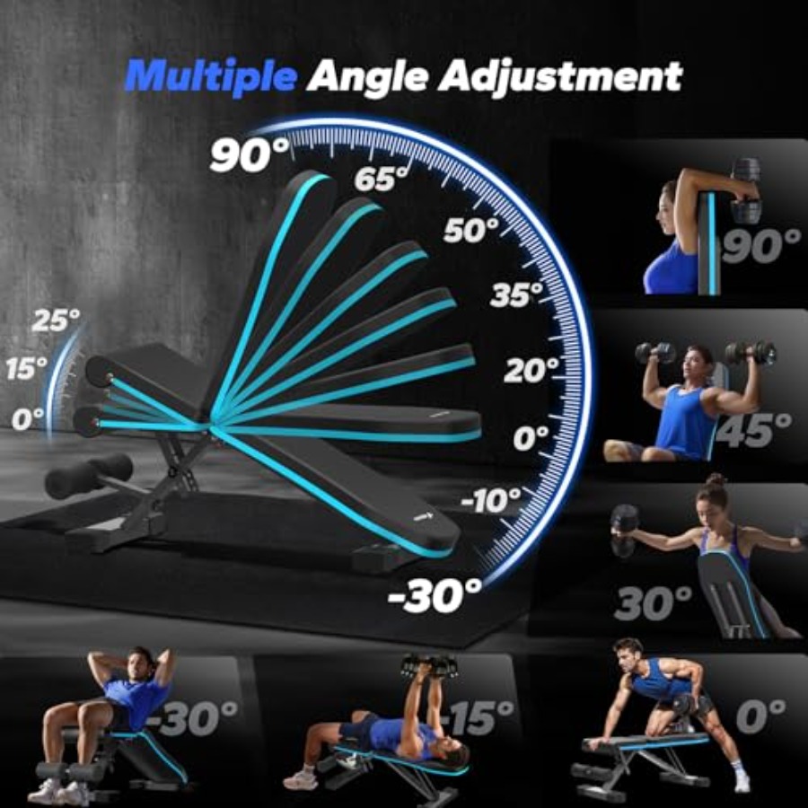 Banco de Pesas Plegable para G - Home Gym With Leg Press reseña y precio