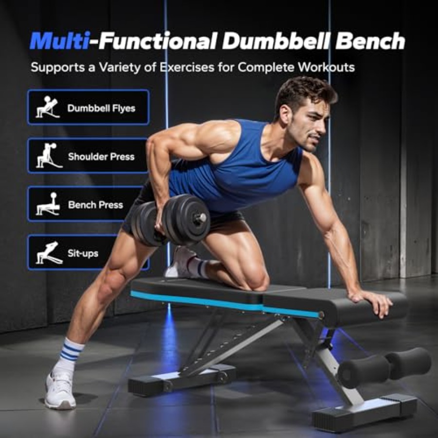 Banco de Pesas Plegable para G - Home Gym With Leg Press reseña y precio