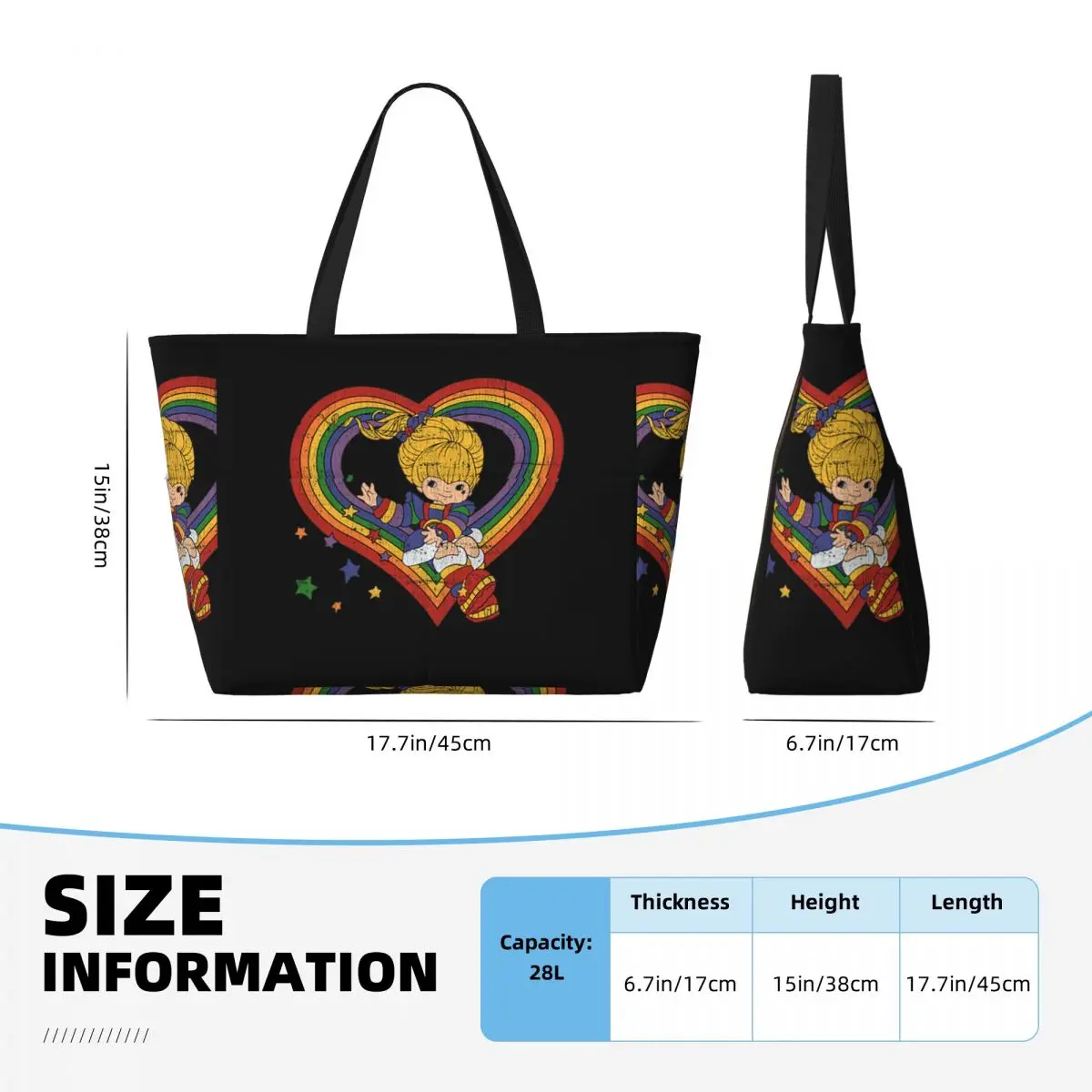 Bolso de playa Rainbow Brite c - Home Gym Packages reseña y precio