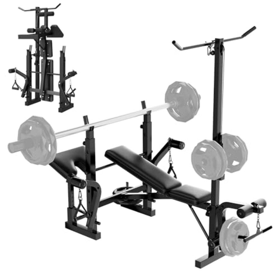 Set de Banco de Pesas para Gim - Home Gym With Leg Press reseña y precio